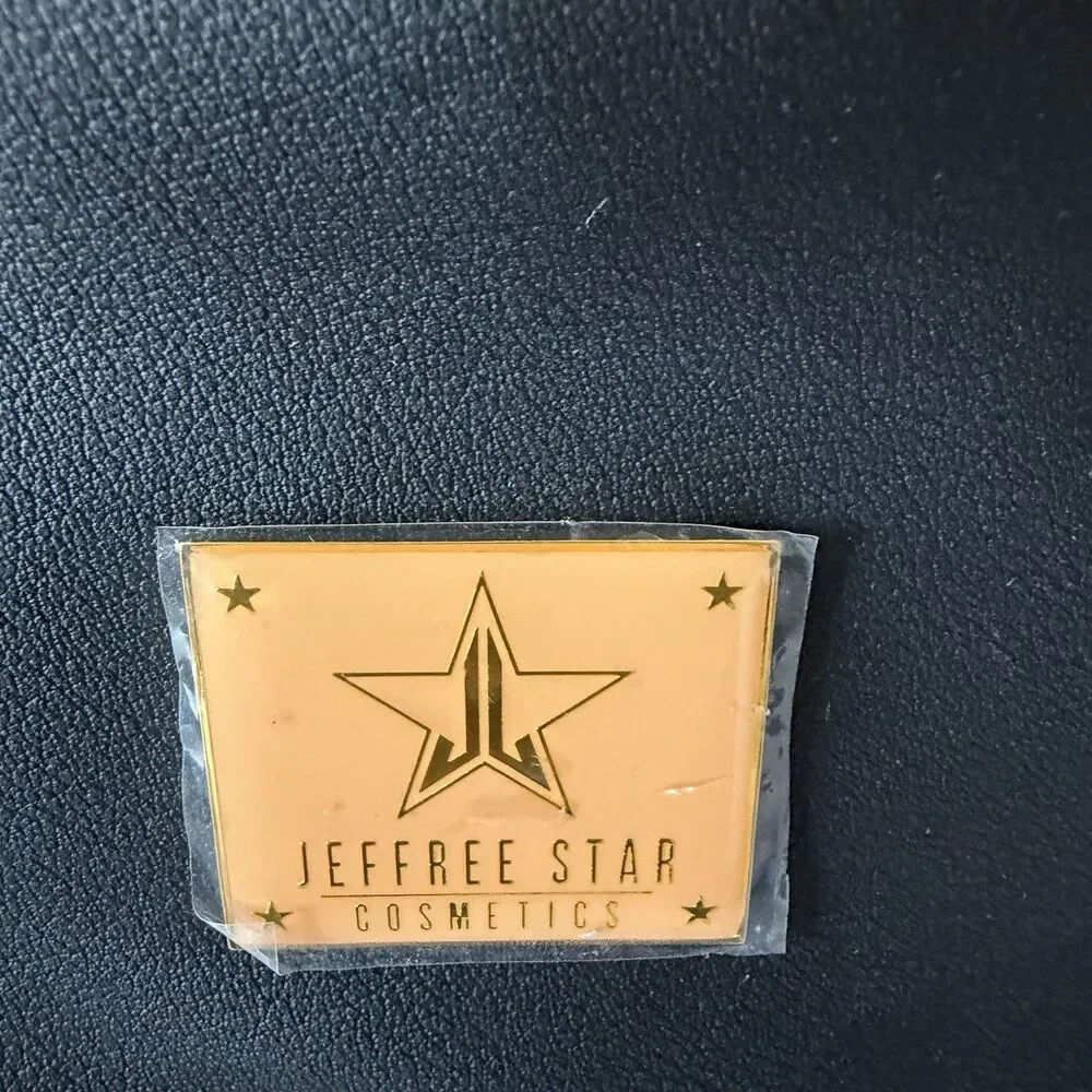 Jeffree Star Black Train Case Travel Makeup Bag NWT Pink Gold Rare Discontinued